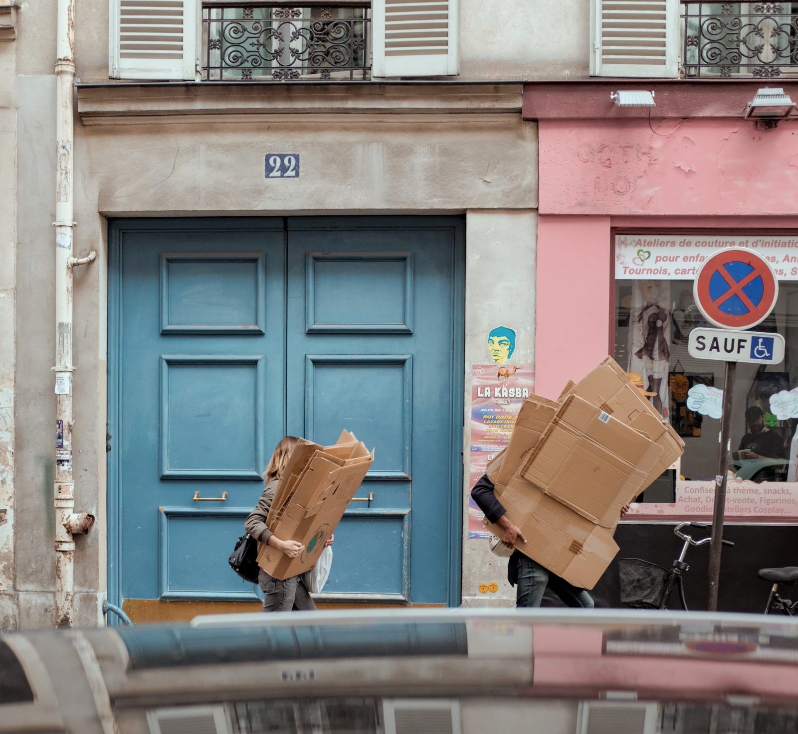 déménager en étant seul