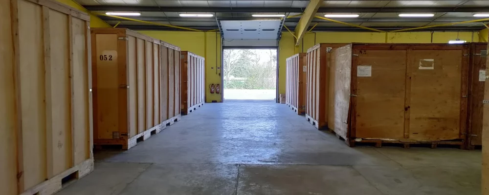 garde meuble container bois
