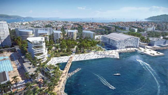 TOULON EN 2025 Vue aérienne de Toulon en 2025